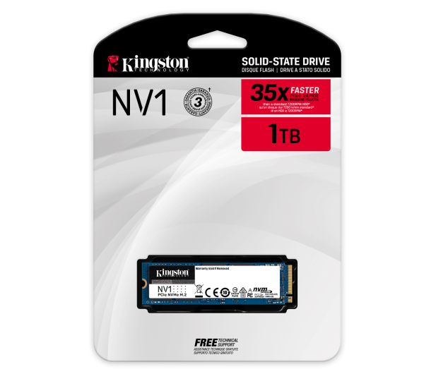 Kingston 1TB M.2 PCIe NVMe NV1 - 646480 - zdjęcie 3